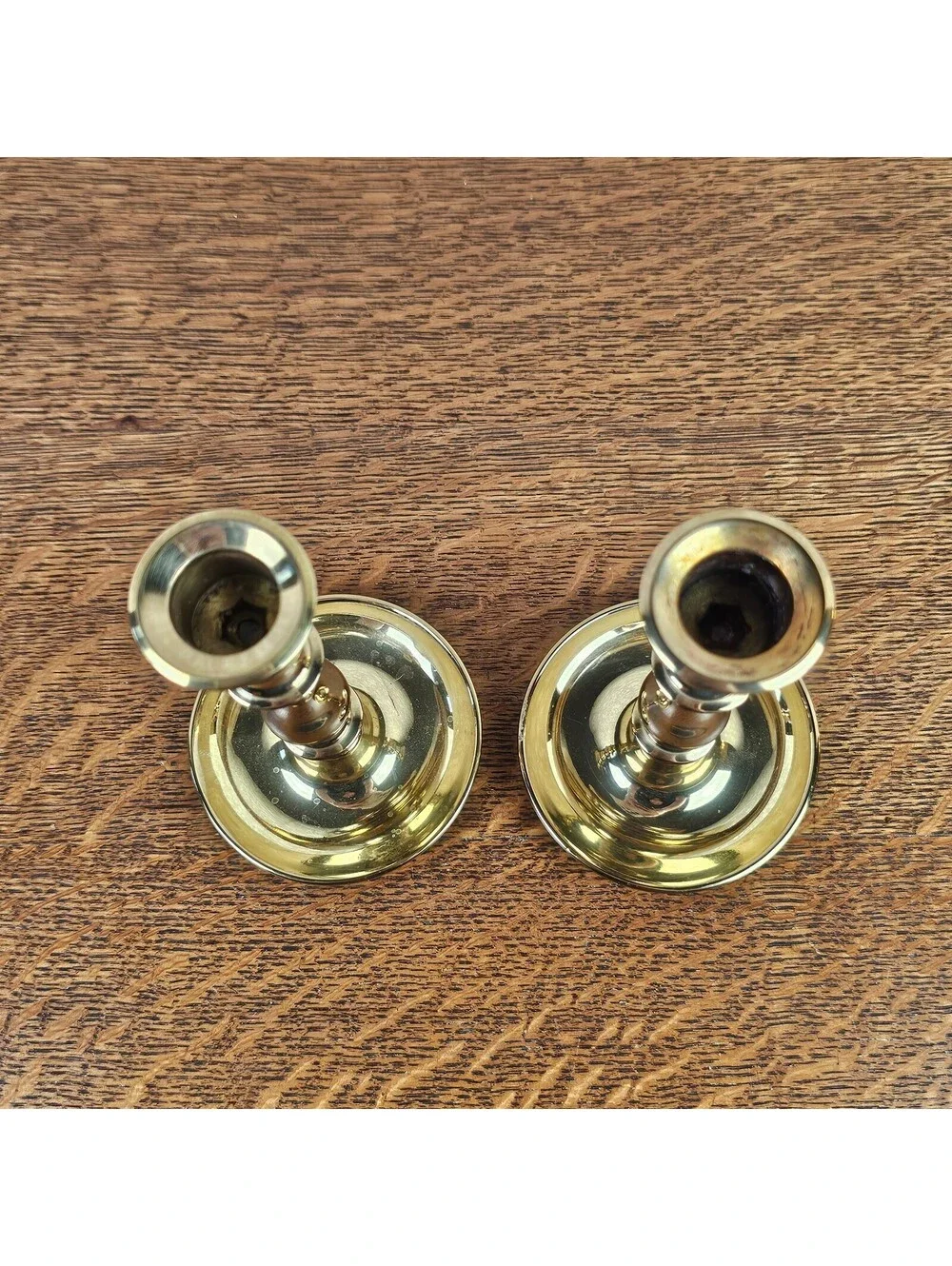 Vintage Baldwin Brass Candlesticks Pair 7” Forged in America Taper Holders